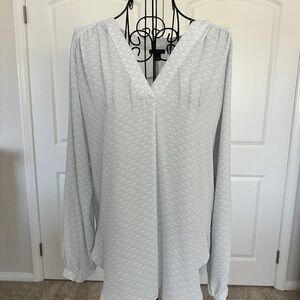 Ann Taylor Light Blue Blouse